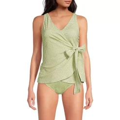 Women's Side Tie Tankini Top