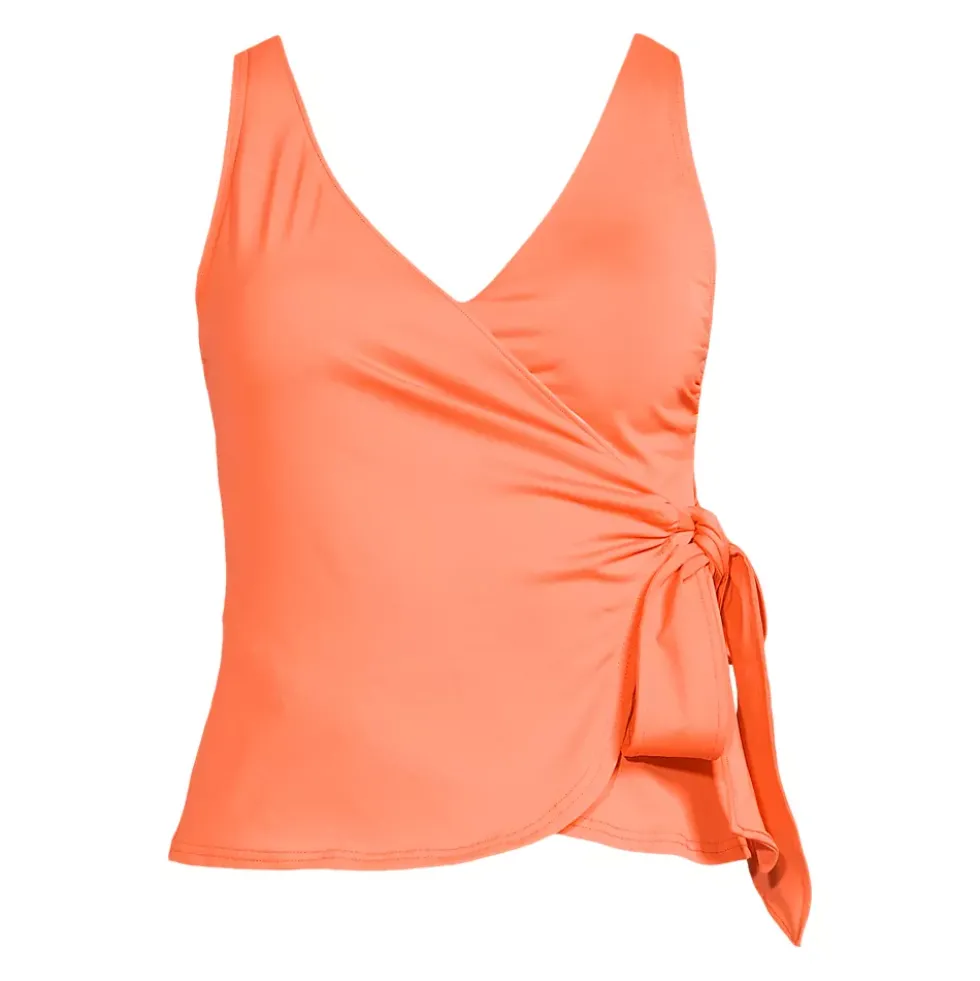 Women's Side Tie Tankini Top