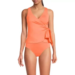 Women's Side Tie Tankini Top