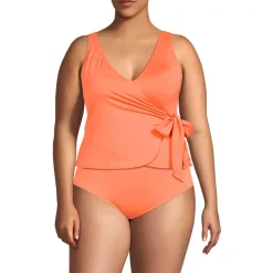 Women's Side Tie Tankini Top