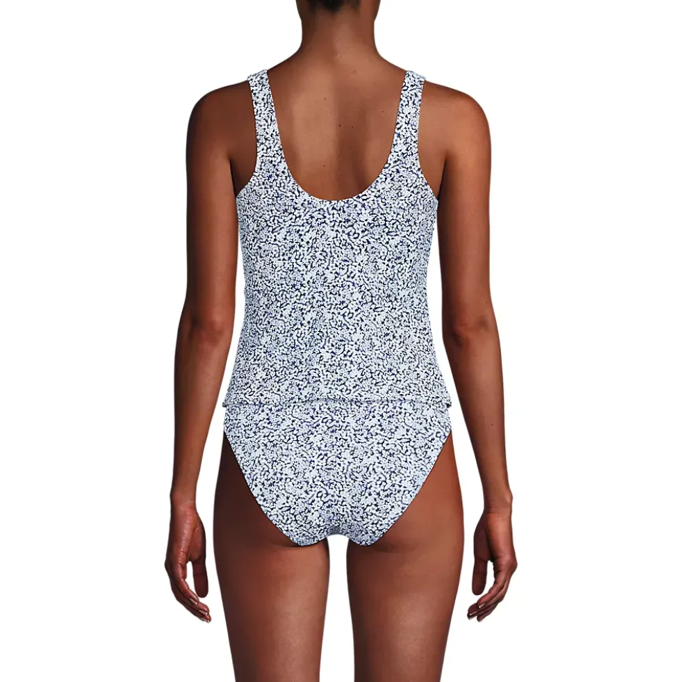 Women's Side Tie Tankini Top
