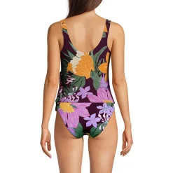 Women's Side Tie Tankini Top