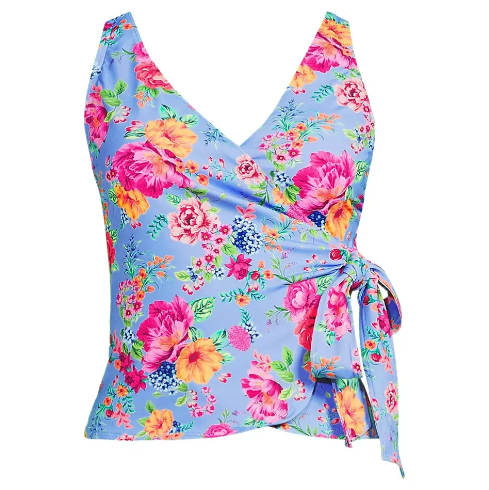 Women's Side Tie Tankini Top