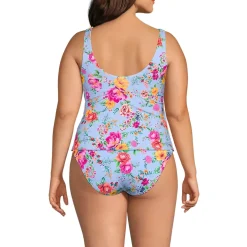 Women's Side Tie Tankini Top