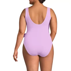 Women's Side Tie Wrap One Piece Swimsuit