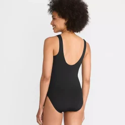 Women's Side Tie Wrap One Piece Swimsuit