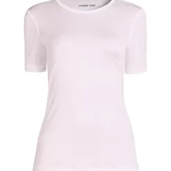 Women's Silk Interlock Short Sleeve Crewneck Long Underwear Thermal Baselayer Top
