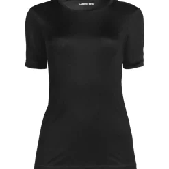 Women's Silk Interlock Short Sleeve Crewneck Long Underwear Thermal Baselayer Top