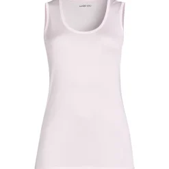 Women's Silk Interlock Tank Top Sleeveless Long Underwear Top