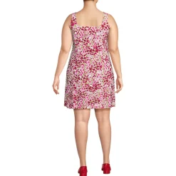 Women's Silky Knit Mini Shift Dress