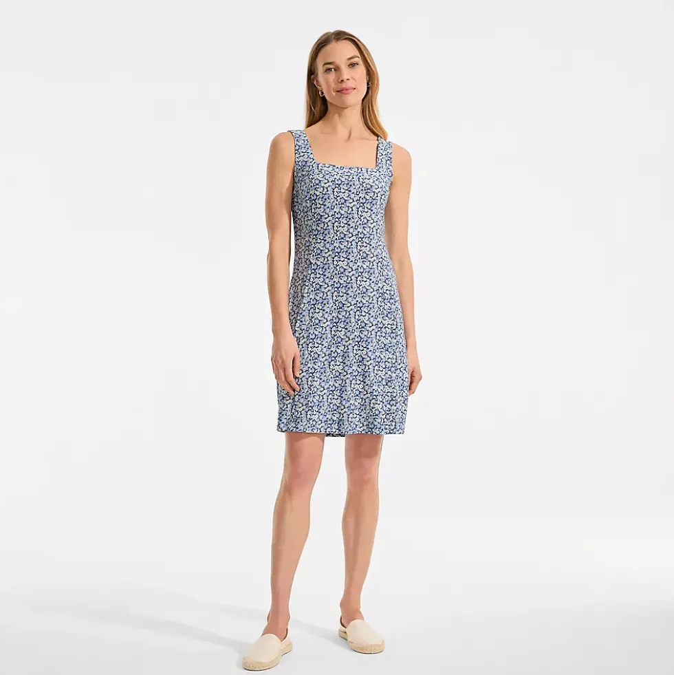Women's Silky Knit Mini Shift Dress