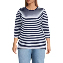Women's 3/4 Sleeve Cotton Supima Tunic