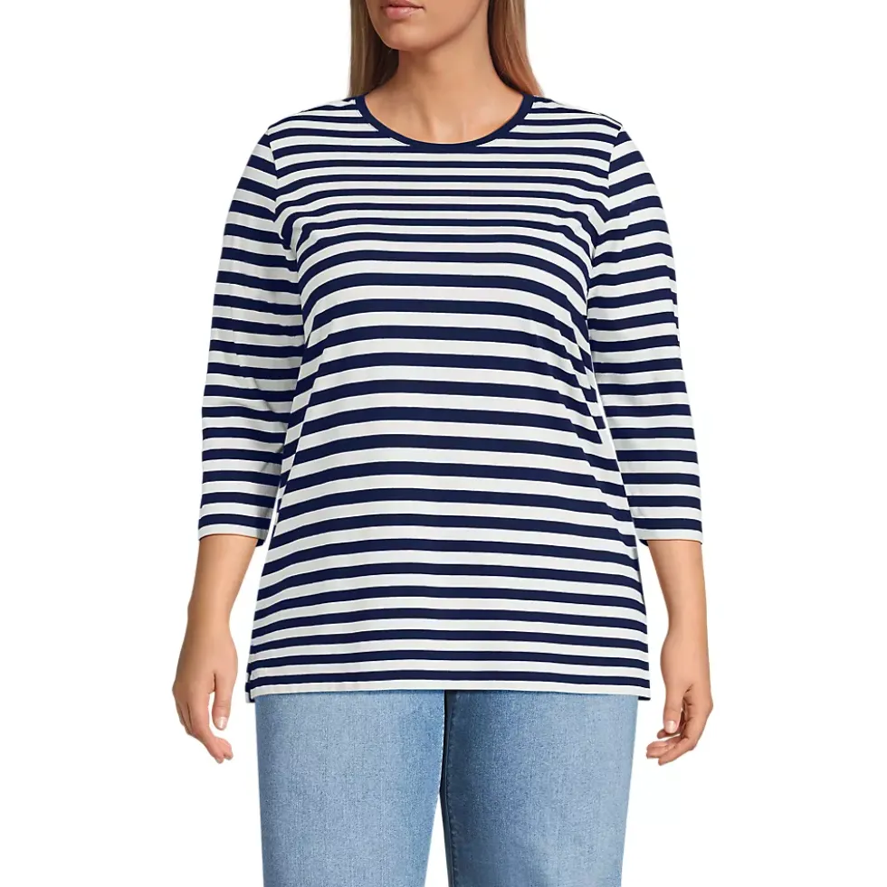 Women's 3/4 Sleeve Cotton Supima Tunic