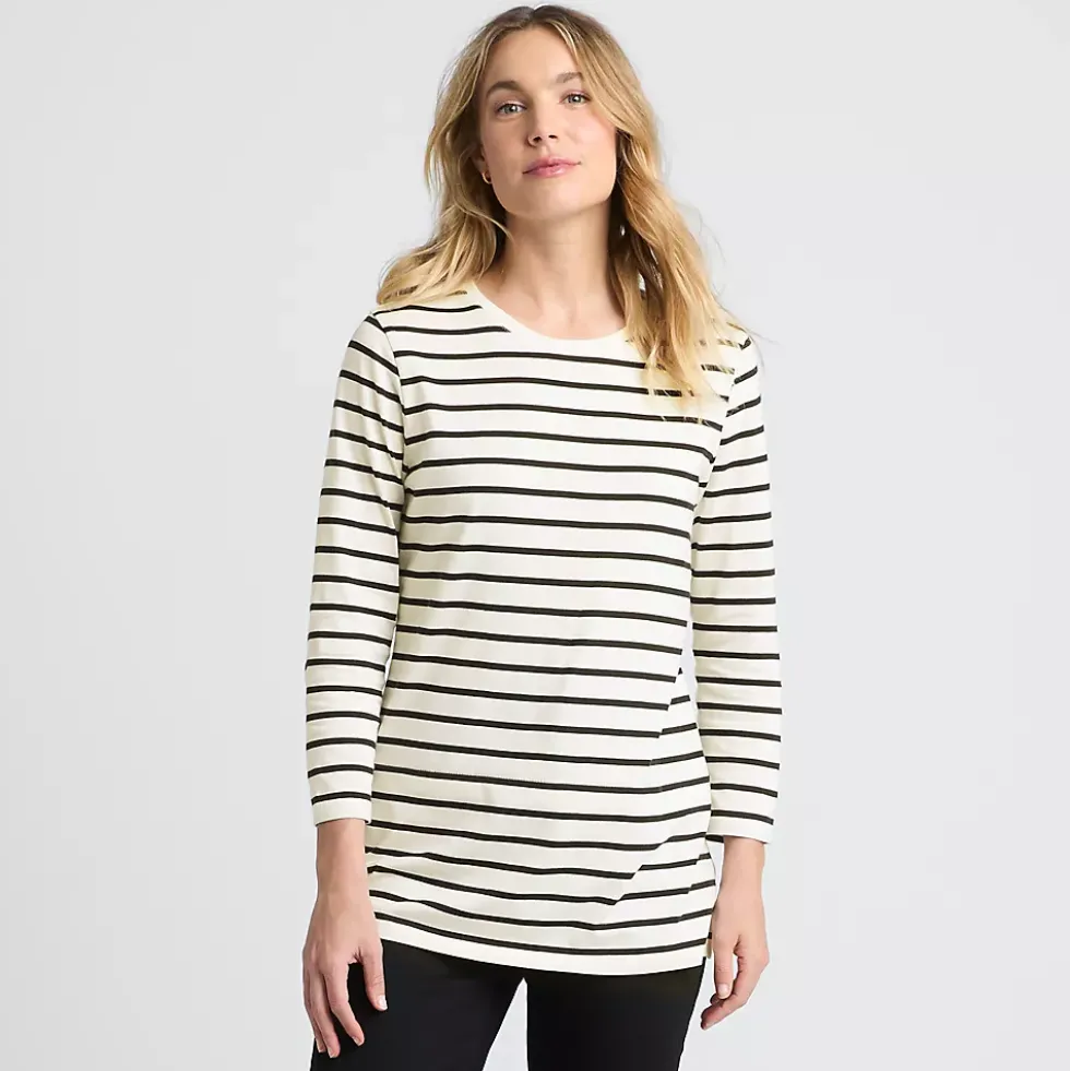 Women's 3/4 Sleeve Cotton Supima Tunic
