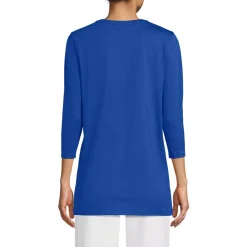 Women's 3/4 Sleeve Cotton Supima Tunic