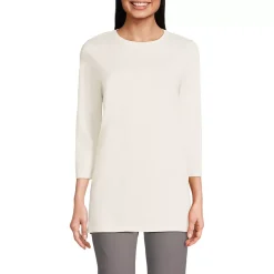 Women's 3/4 Sleeve Cotton Supima Tunic