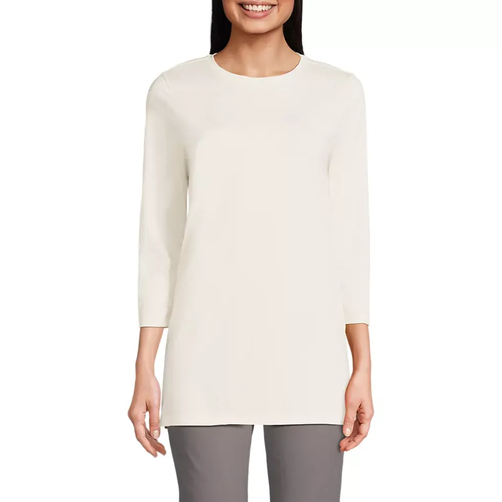 Women's 3/4 Sleeve Cotton Supima Tunic
