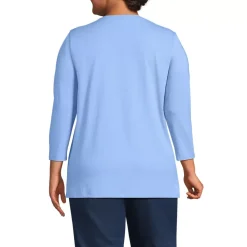 Women's 3/4 Sleeve Cotton Supima Tunic
