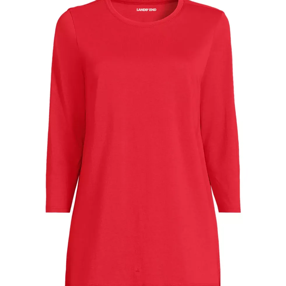 Women's 3/4 Sleeve Cotton Supima Tunic