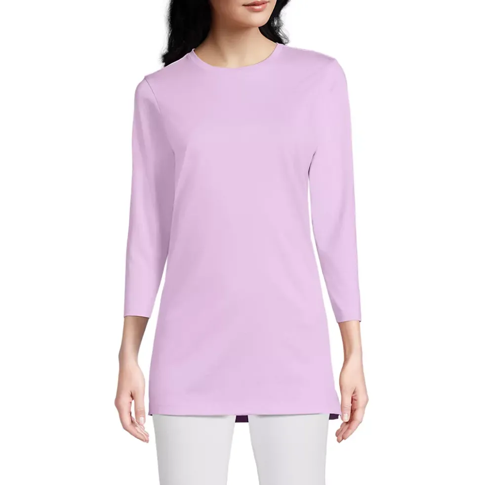 Women's 3/4 Sleeve Cotton Supima Tunic