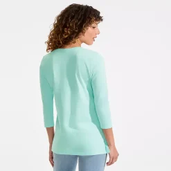 Women's 3/4 Sleeve Cotton Supima Tunic