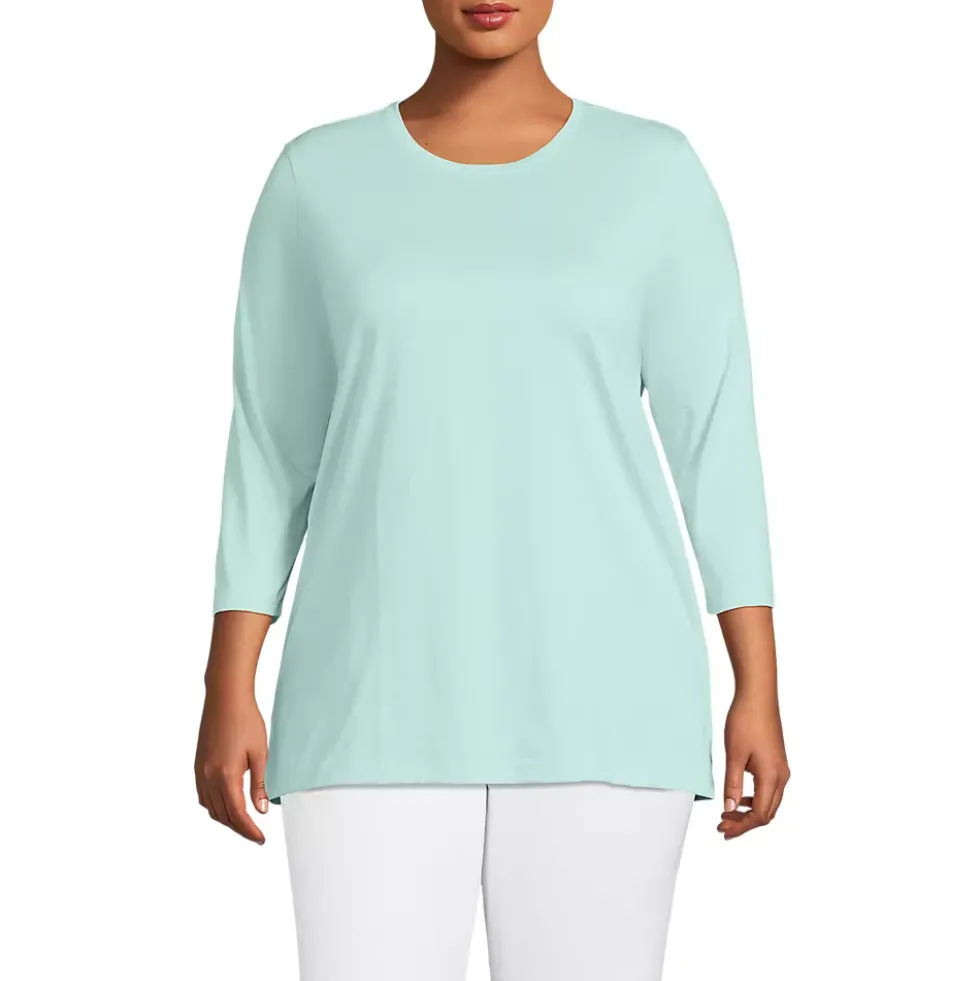 Women's 3/4 Sleeve Cotton Supima Tunic
