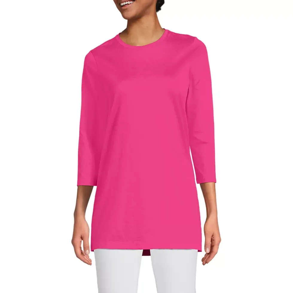 Women's 3/4 Sleeve Cotton Supima Tunic