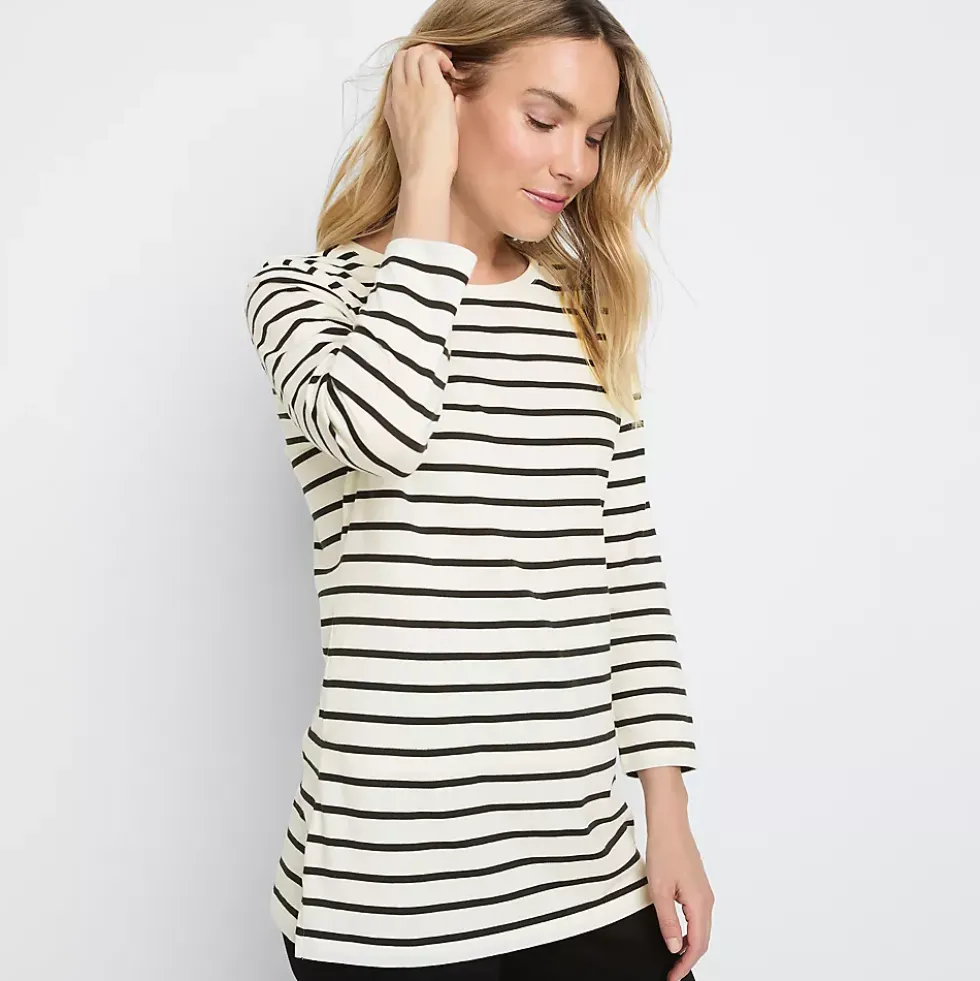 Women's 3/4 Sleeve Cotton Supima Tunic