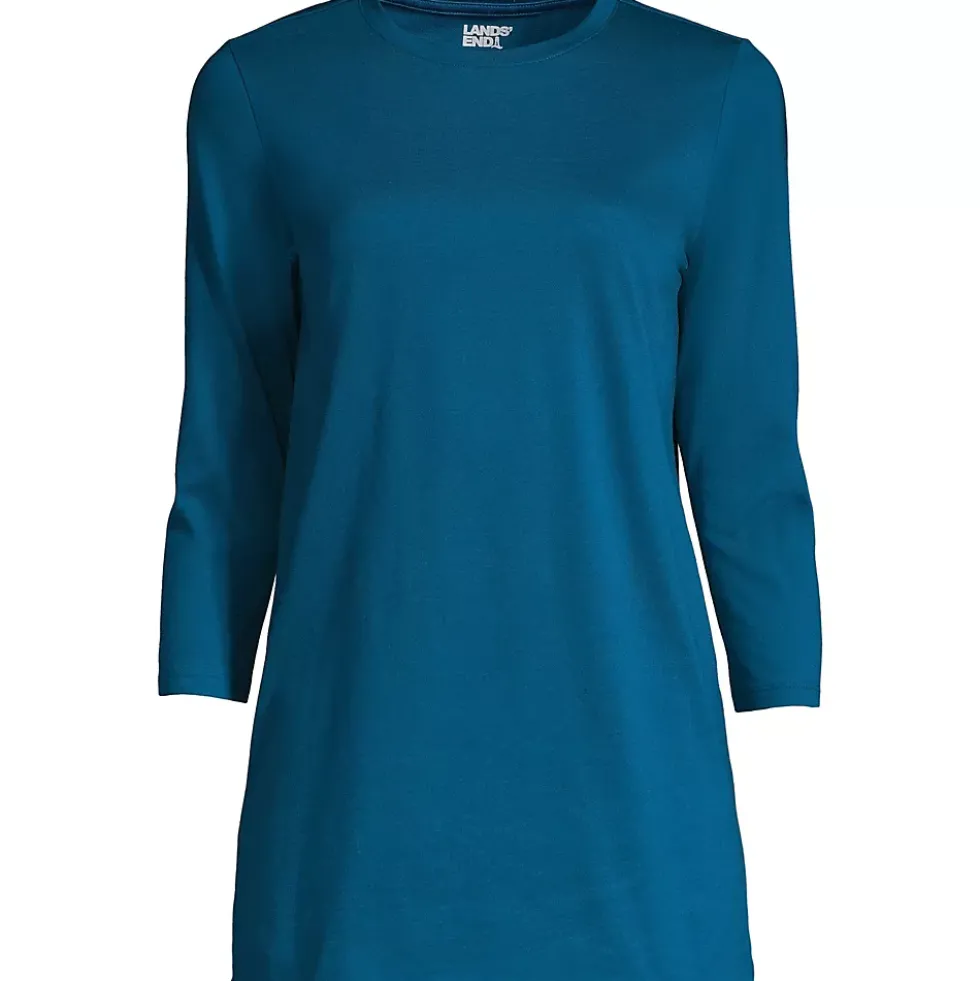 Women's 3/4 Sleeve Cotton Supima Tunic
