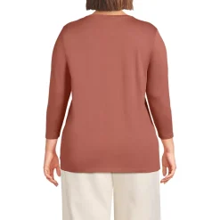 Women's 3/4 Sleeve Cotton Supima Tunic