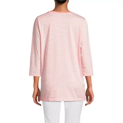 Women's 3/4 Sleeve Cotton Supima Tunic