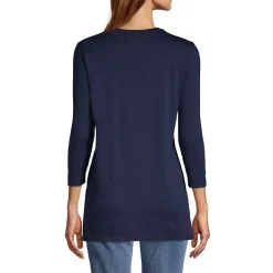 Women's 3/4 Sleeve Cotton Supima Tunic
