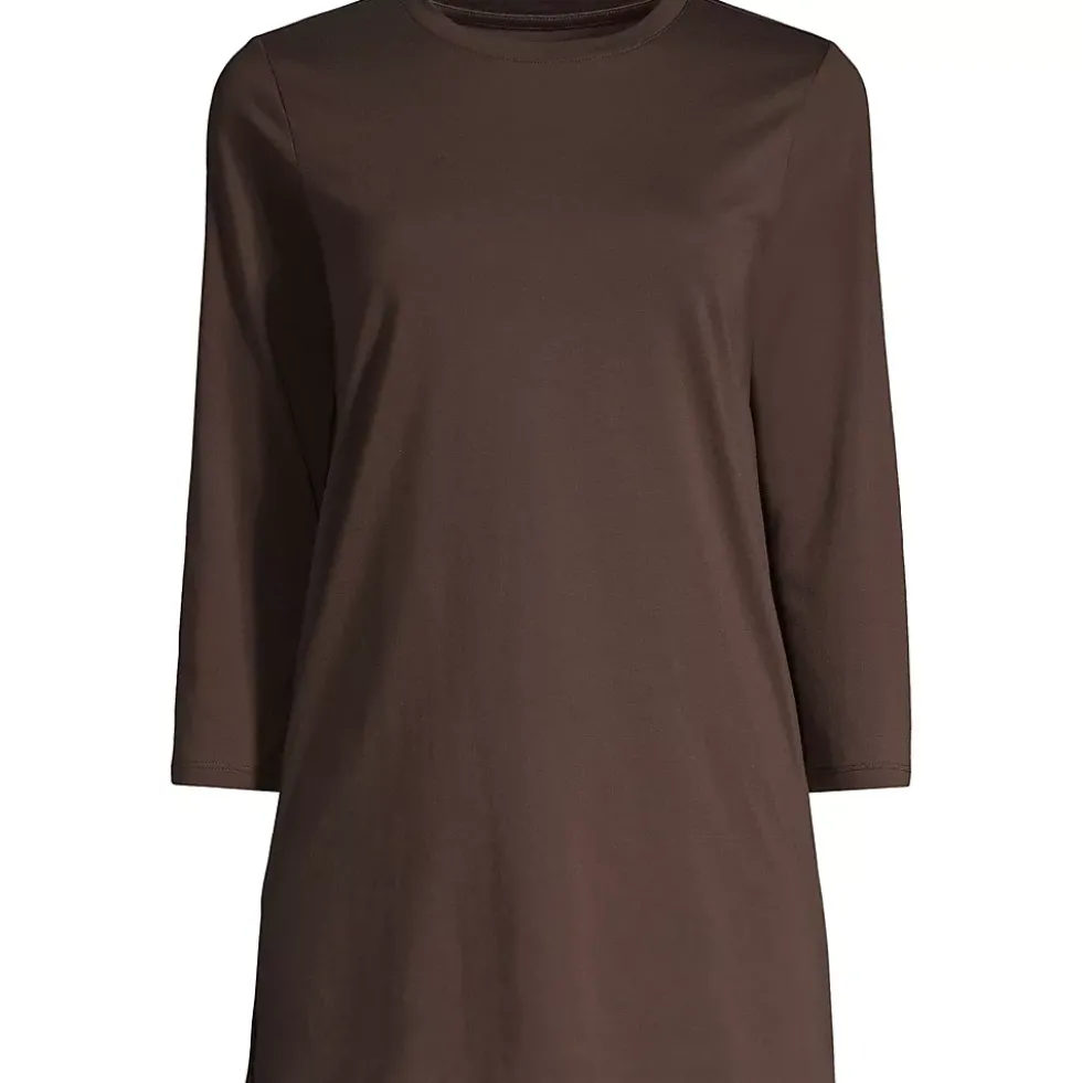 Women's 3/4 Sleeve Cotton Supima Tunic