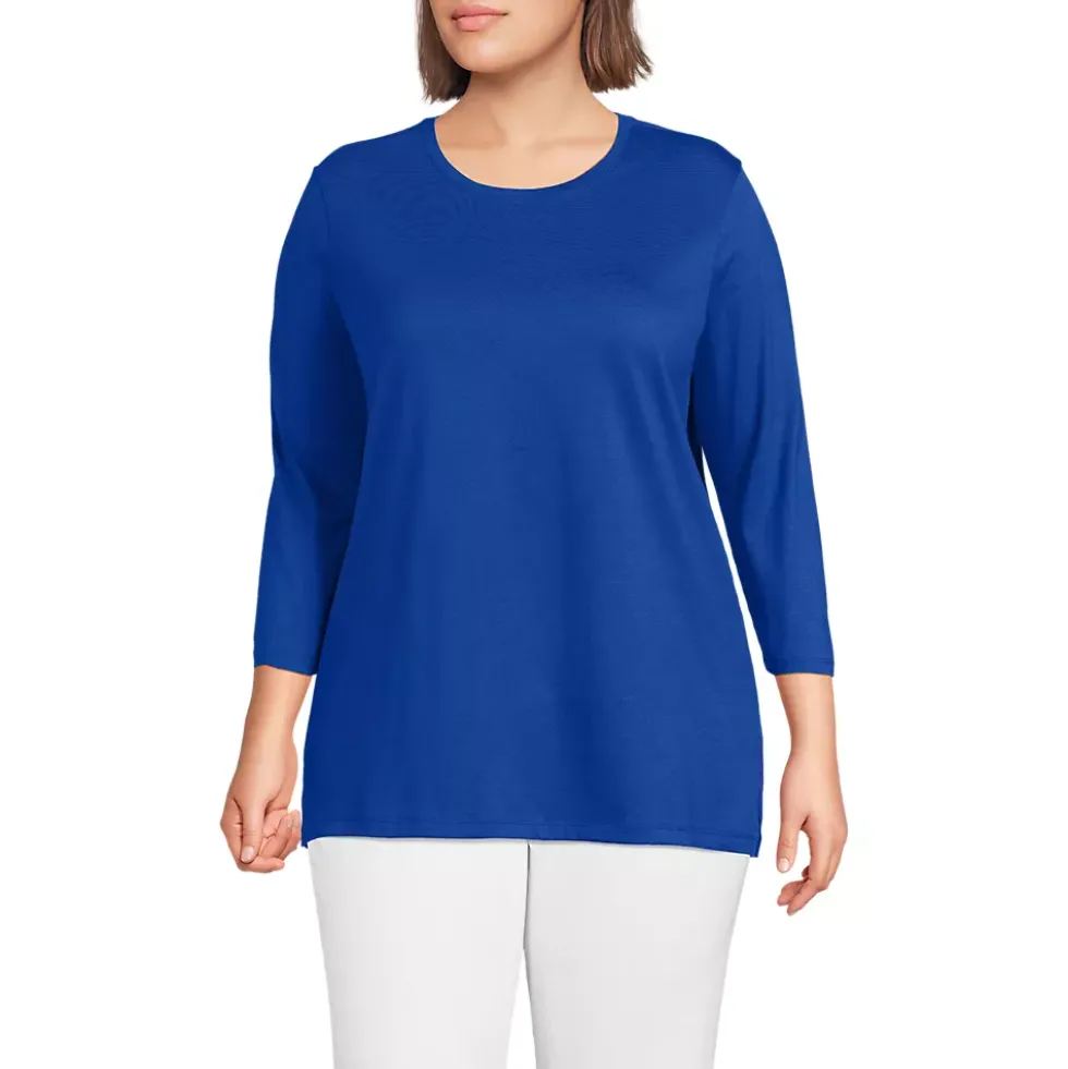 Women's 3/4 Sleeve Cotton Supima Tunic