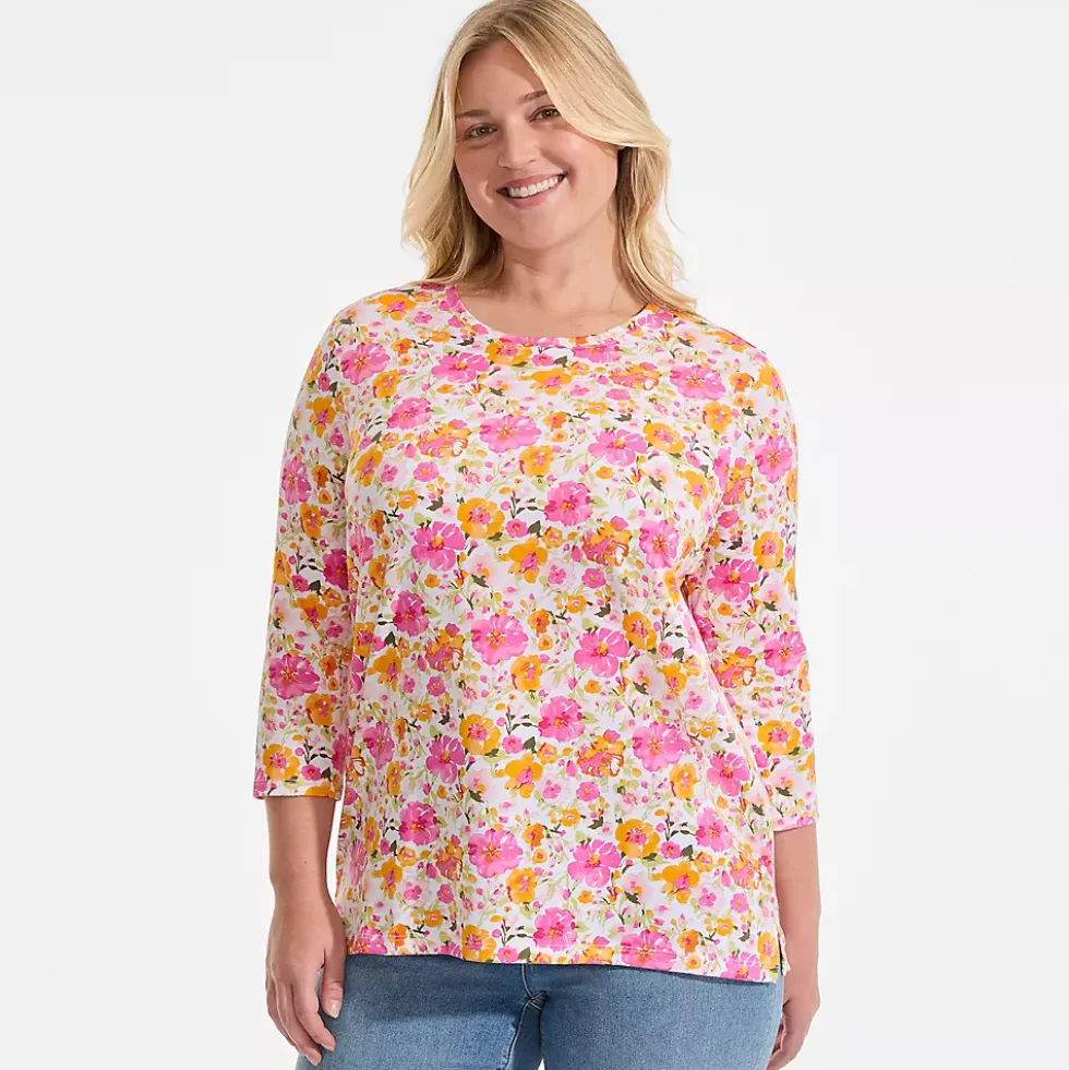 Women's 3/4 Sleeve Cotton Supima Tunic
