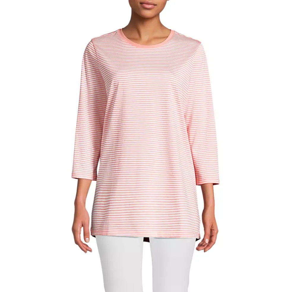 Women's 3/4 Sleeve Cotton Supima Tunic