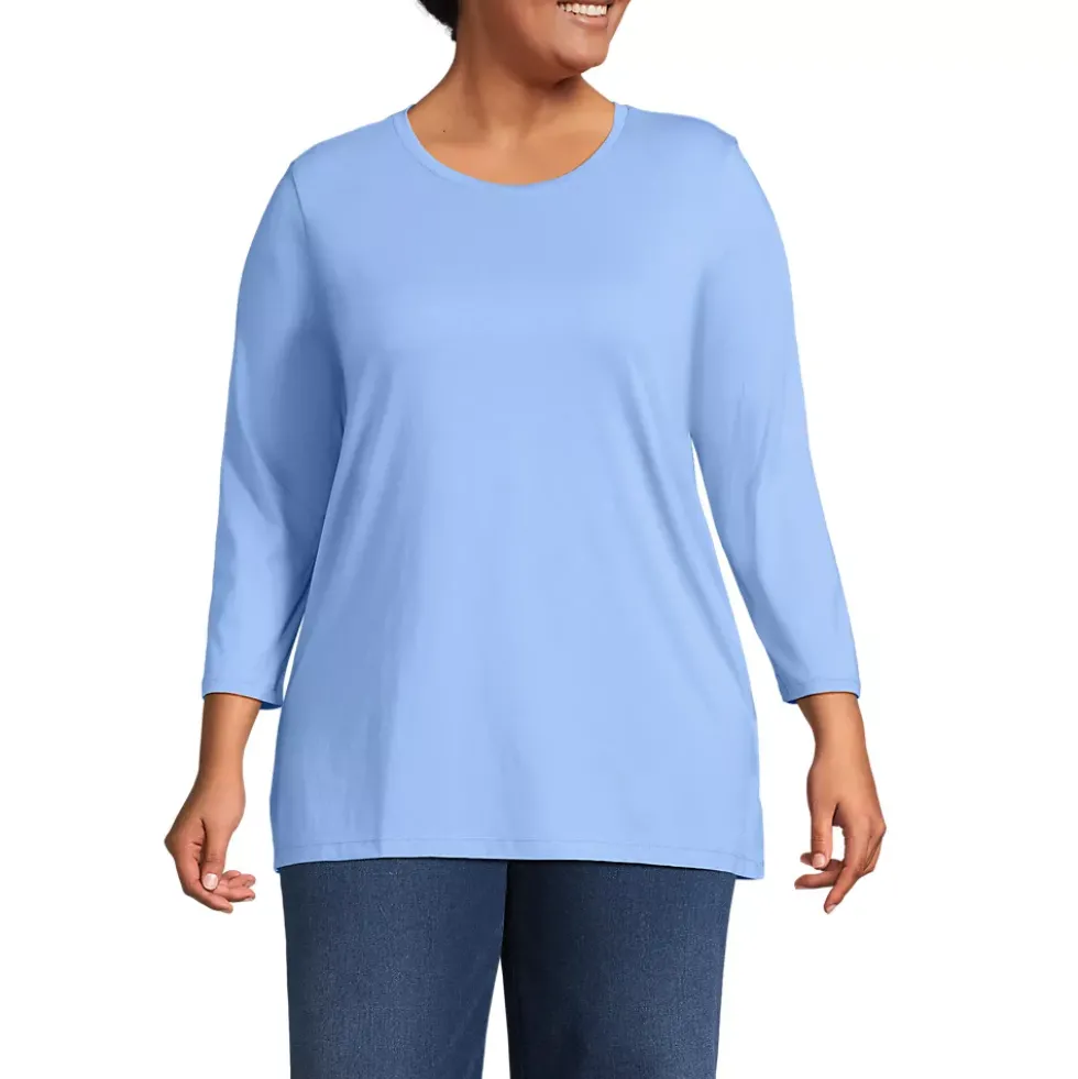Women's 3/4 Sleeve Cotton Supima Tunic