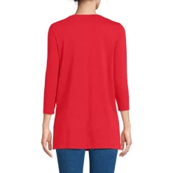 Women's 3/4 Sleeve Cotton Supima Tunic