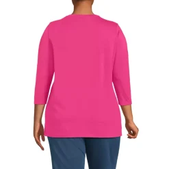 Women's 3/4 Sleeve Cotton Supima Tunic