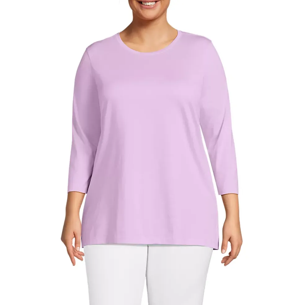 Women's 3/4 Sleeve Cotton Supima Tunic