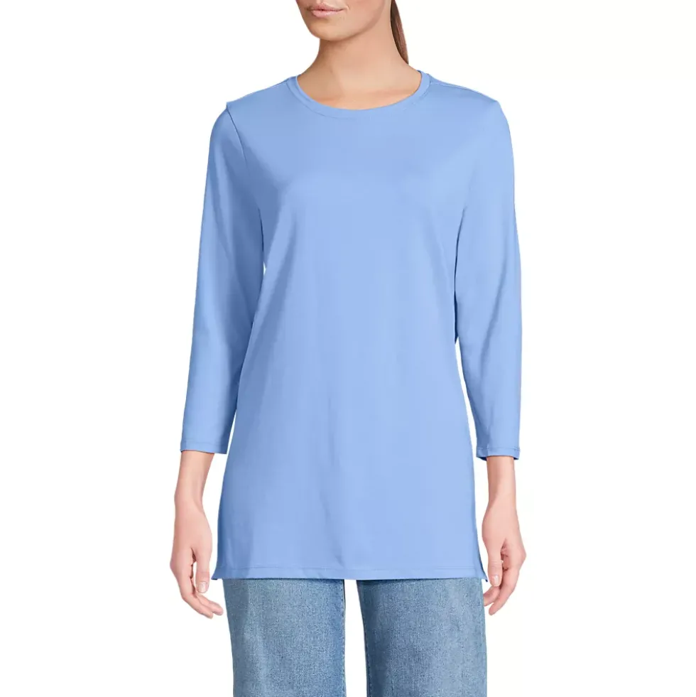 Women's 3/4 Sleeve Cotton Supima Tunic