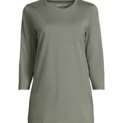 Women's 3/4 Sleeve Cotton Supima Tunic