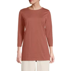 Women's 3/4 Sleeve Cotton Supima Tunic