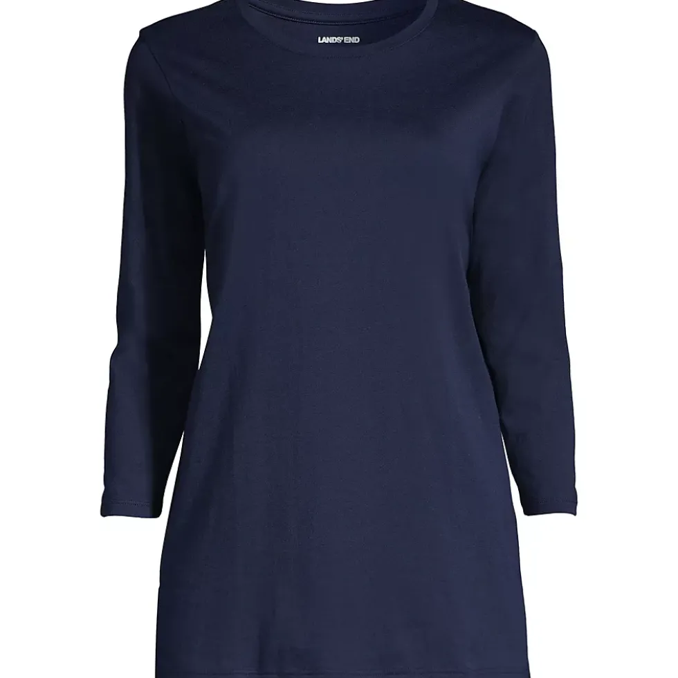 Women's 3/4 Sleeve Cotton Supima Tunic