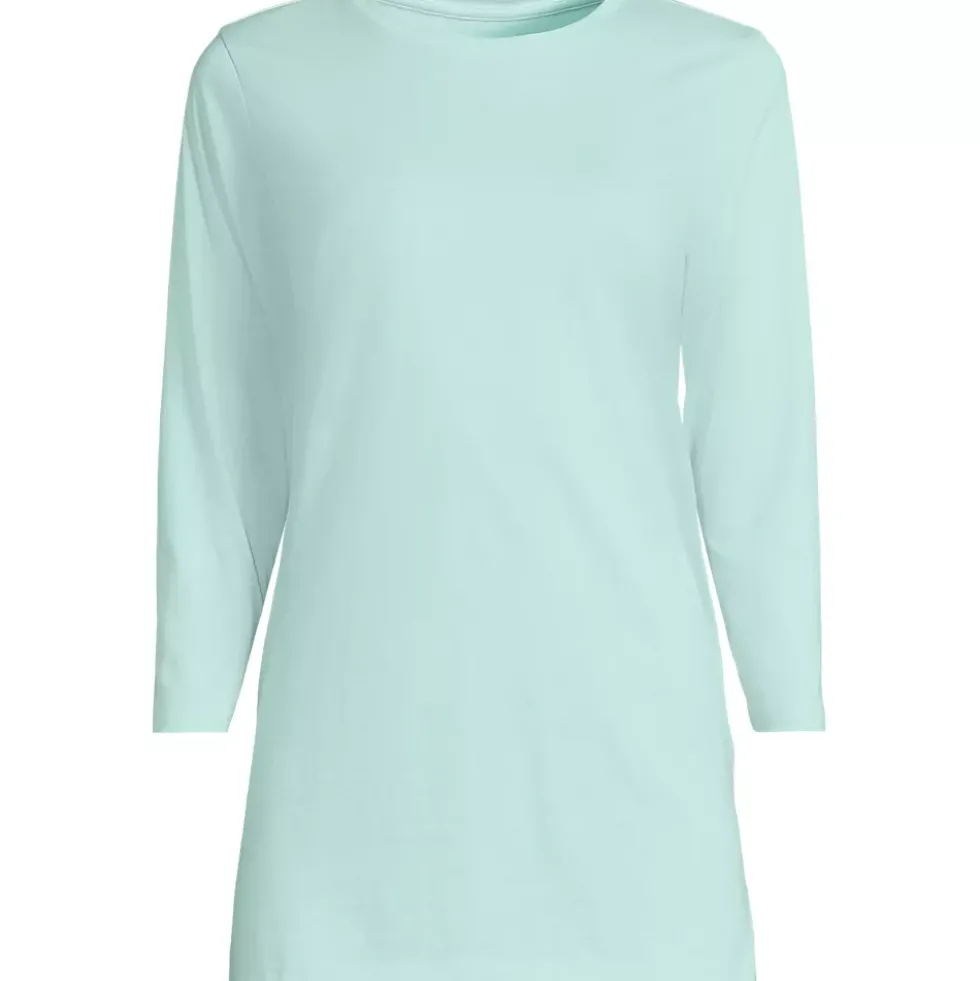 Women's 3/4 Sleeve Cotton Supima Tunic