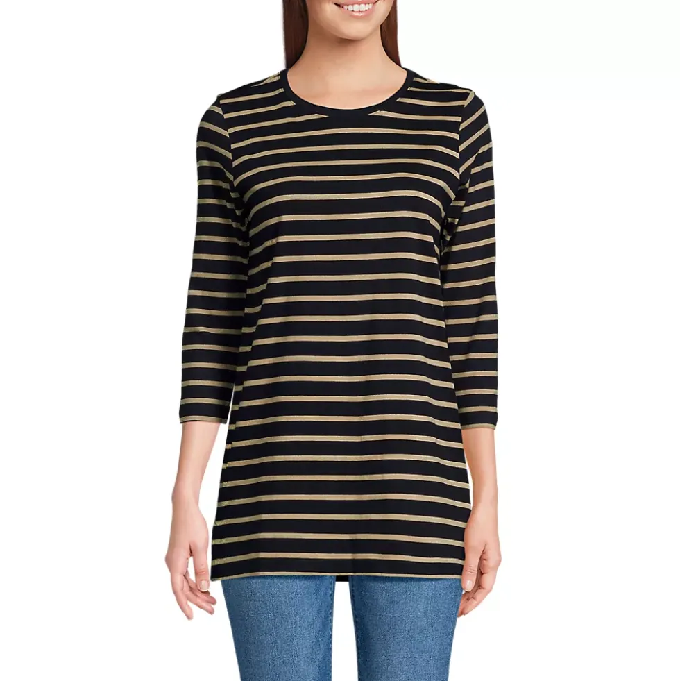 Women's 3/4 Sleeve Cotton Supima Tunic
