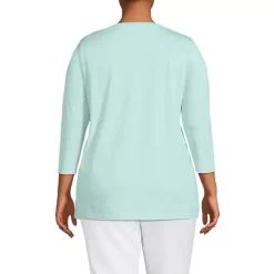Women's 3/4 Sleeve Cotton Supima Tunic