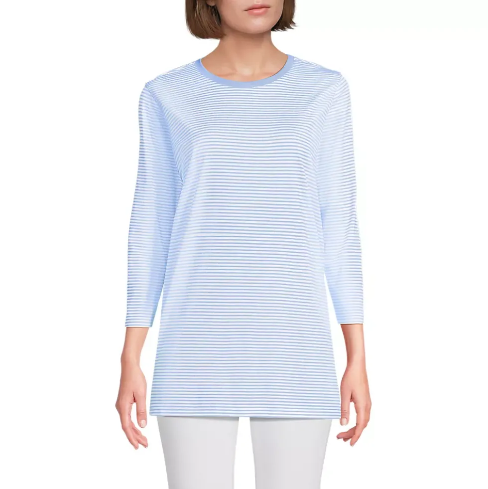 Women's 3/4 Sleeve Cotton Supima Tunic