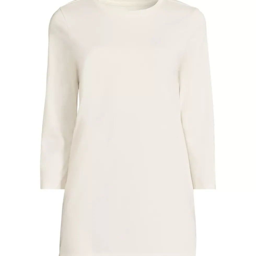 Women's 3/4 Sleeve Cotton Supima Tunic