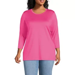 Women's 3/4 Sleeve Cotton Supima Tunic